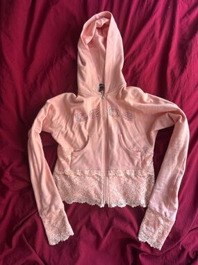 Vintage y2k cropped hoodie